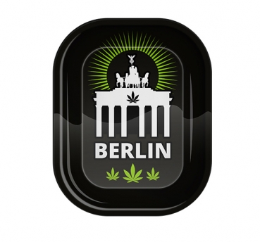 Rolling Tray Dreh-Tablett Metall "Berlin Brandenburger Tor"